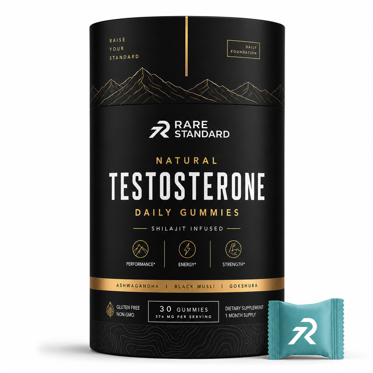 Natural Testosterone Daily Gummies