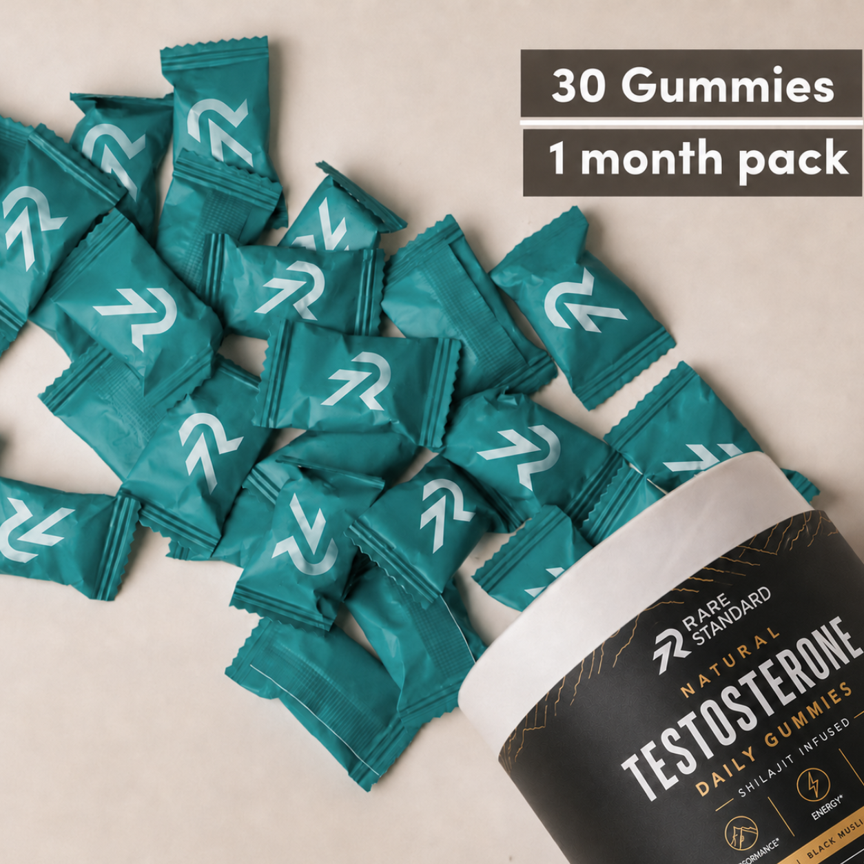 Natural Testosterone Daily Gummies