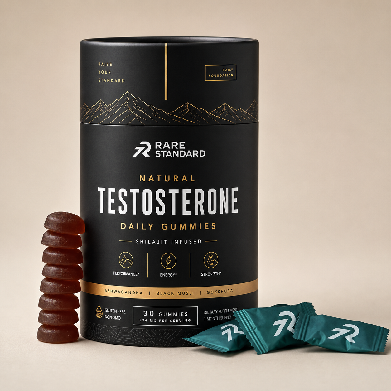 Natural Testosterone Daily Gummies
